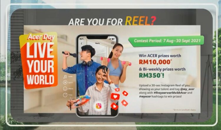Acer menjemput netizen untuk “Live Your World” pada Acer Day!