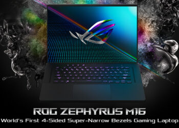 ROG memperkenalkan laptop gaming Zephyrus M16 dengan paparan 16″ dalam badan 15″!