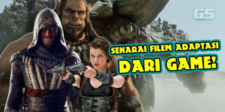 Dari Game ke Filem~ Ini 6 filem adaptasi game menarik yang boleh korang tonton!