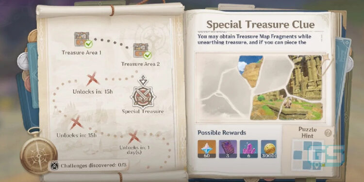 [Panduan] Misi mencari harta karun di acara Lost Riches dalam Genshin Impact!