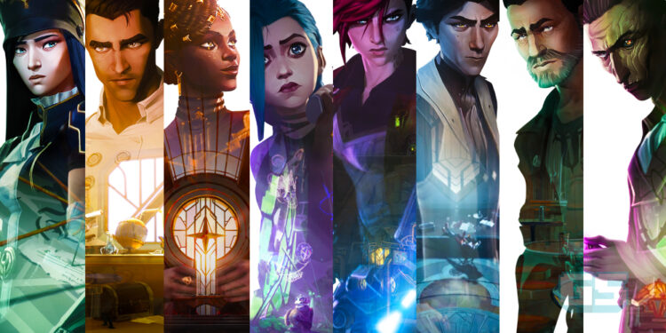 Riot Games dan Netflix mendedahkan 8 poster watak siri animasi ARCANE!