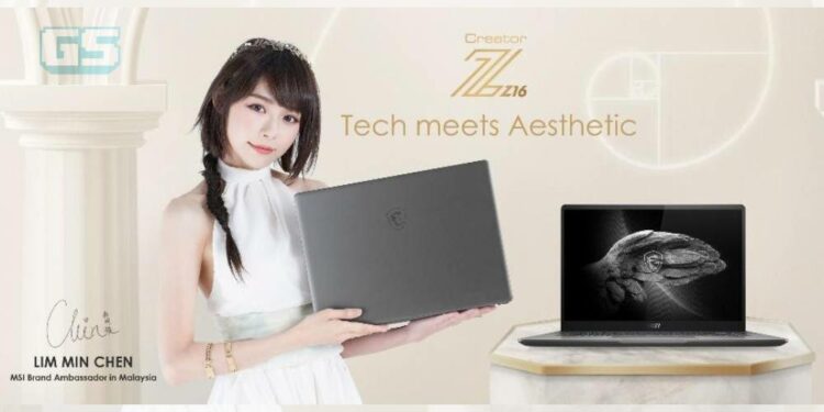Si cantik Malaysia, Lin Min-Chen bergabung dengan MSI sebagai Duta Jenama Malaysia, menampilkan MSI Creator Z16