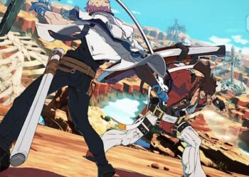 Pemain EVO Championship berhadapan dengan Gempa Bumi ketika perlawanan Twitch Rivals Guilty Gear!