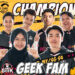 PMPL MYSG dijuarai oleh Geek Fam dan membawa pulang RM 77 ribu! Tahniah!