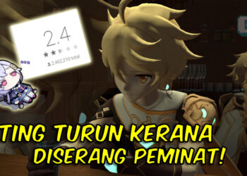Rating Genshin Impact di Google Play turun dengan mendadak selepas diserang peminat!