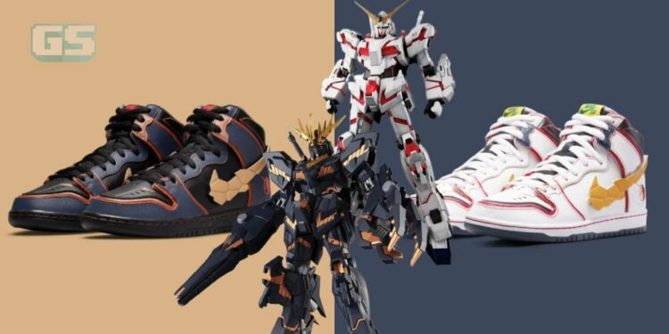 Nike SB Dunk High x Gundam dilancarkan dan nampak Cool perhabis!