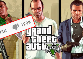GTA 5 versi next-gen adalah video ke-2 paling banyak “dislike” di Youtube Rockstar!