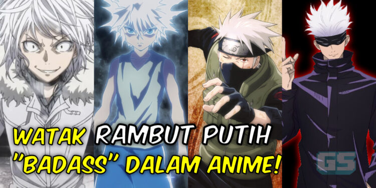 Trend di Tik Tok, Jom kenali watak berambut putih yang hebat dalam anime!