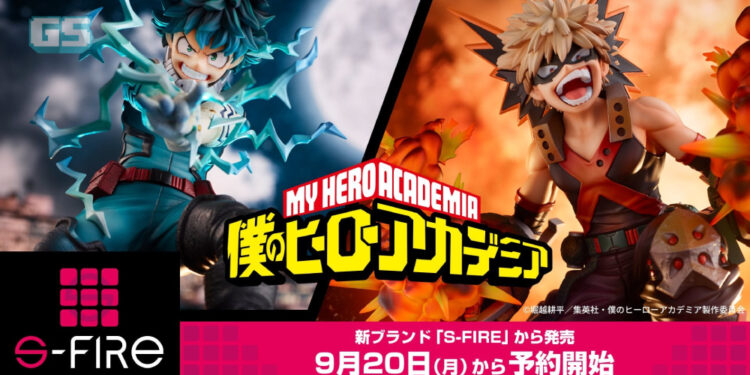 Figura S-Fire Deku & Bakugo dari My Hero Academia menampilkan efek AR!
