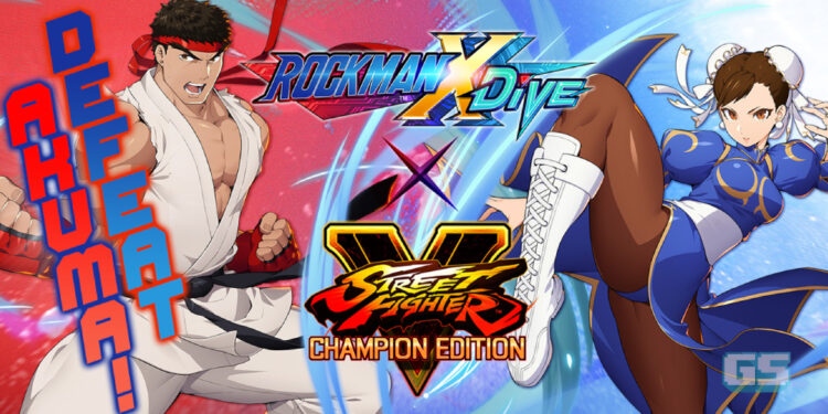 Ryu, Chun-Li & Akuma sertai acara crossover Rockman X DiVE & Street Fighter V!
