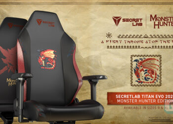 Buru raksasa bersama kerusi gaming Secretlab Monster Hunter Edition!