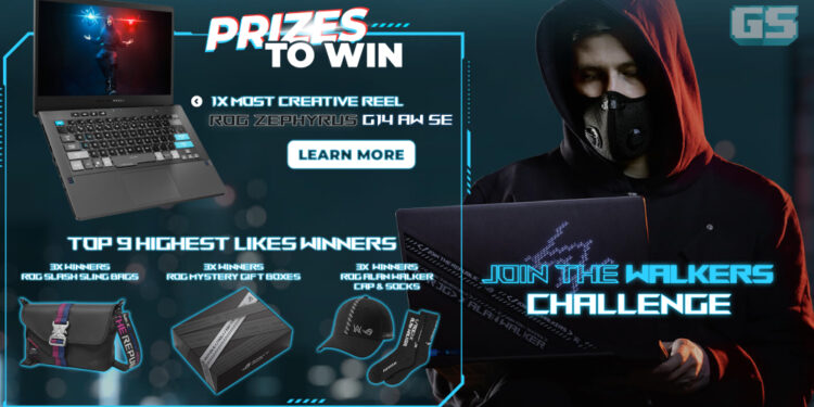 Sertai ROG “Walkers Challenge” untuk peluang memenangi laptop gaming Alan Walker!
