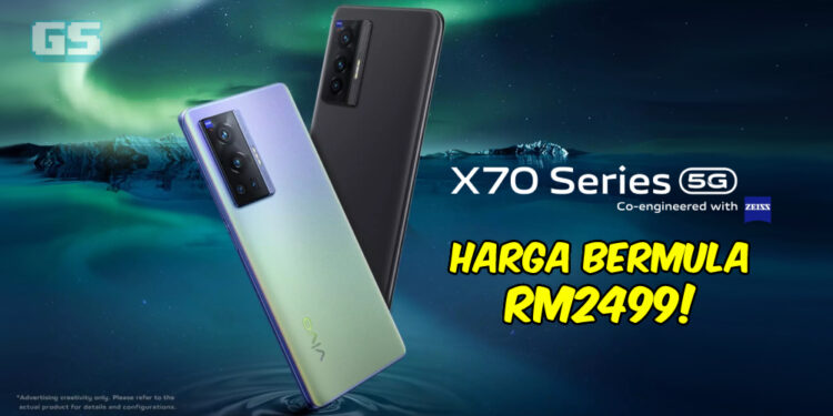 vivo Malaysia rasmi mengumumkan siri flagship X70! Harga bermula RM2499!
