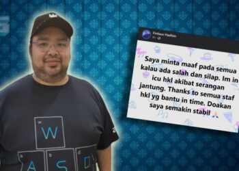 MasterRamen dimasukkan ke ICU kerana serangan jantung
