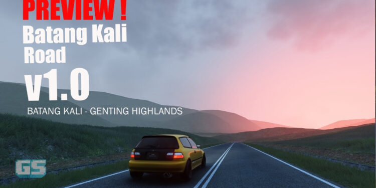 Berlumba di jalan Batang Kali – Genting Highlands dalam Assetto Corsa rekaan modder Malaysia!