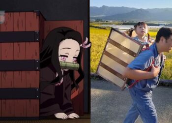 Ala~comelnya! Seorang bapa menghasilkan “Nezuko-chan Box” untuk anak perempuanya!