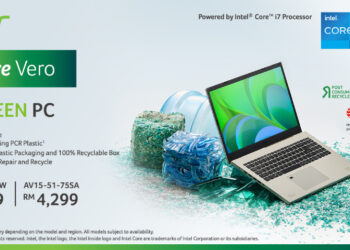 Acer memperkenalkan laptop Aspire Vero bermula dengan harga RM 3,399