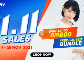 Jualan TERBESAR oleh MSI sempena 11.11! Diskaun kaw-kaw punya!