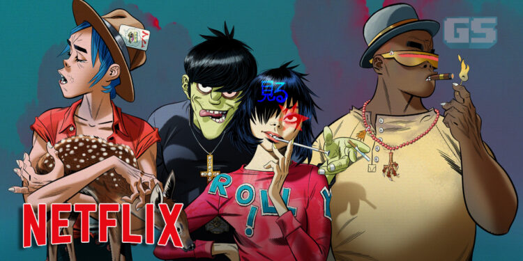 Kumpulan Gorillaz akan mendapat sebuah filem animasi di Netflix!