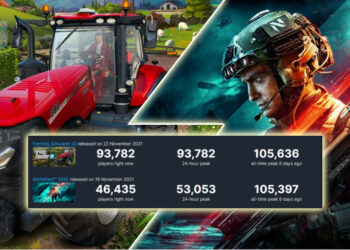 Farming Simulator 22 lebih ramai pemain daripada Battlefield 2042 di Steam!