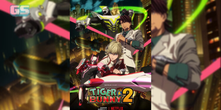 Anime Tiger & Bunny 2 akan dilancarkan di Netflix pada April 2022