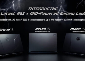 MSI mengumumkan laptop gaming AMD dengan GPU Radeon RX 6000M! Beli satu, dapat game free!