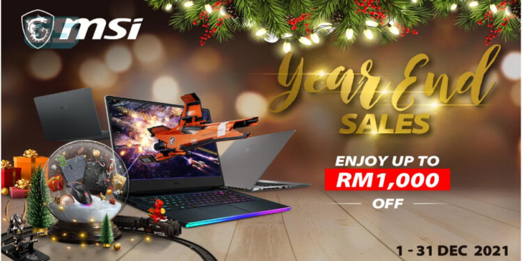 MSI akan adakan Jualan akhir tahun! Dapatkan produk MSI dengan harga kaw-kaw!