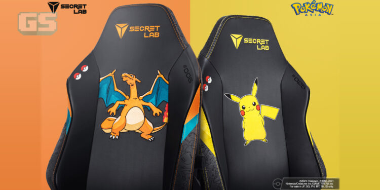 Duduk bersama Pikachu dan Charizard dengan kerusi gaming Secretlab Pokémon!