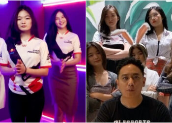 Pasukan OPI Angel Esports menjadi viral gara-gara tarian seksi di TikTok