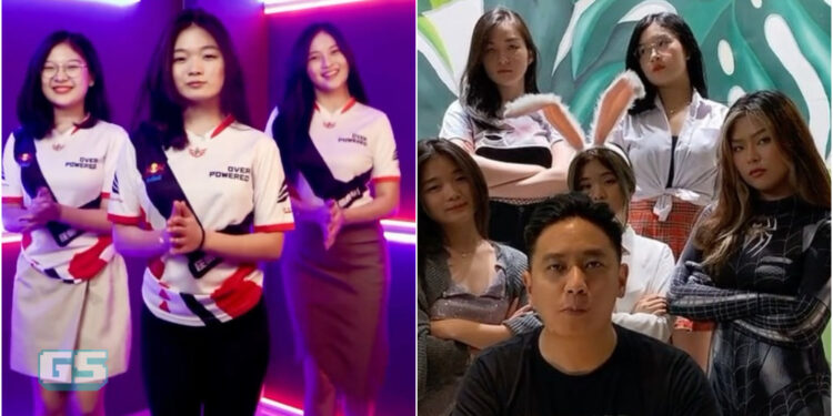 Pasukan OPI Angel Esports menjadi viral gara-gara tarian seksi di TikTok