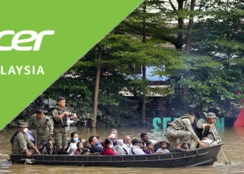 Acer siap sedia hulur bantuan untuk semua mangsa banjir di Malaysia
