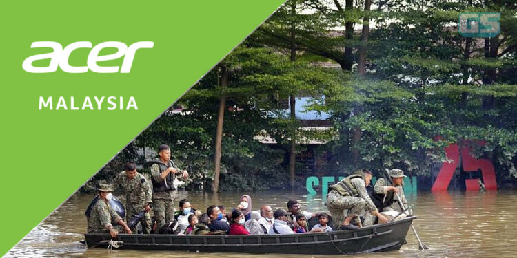 Acer siap sedia hulur bantuan untuk semua mangsa banjir di Malaysia