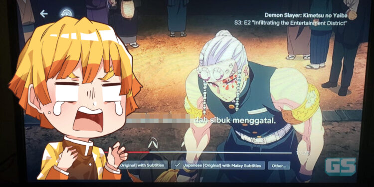 “K***k belum berb**u, dah sibuk menggatal” – Subtitle melayu Demon Slayer viral kerana terlalu kesat