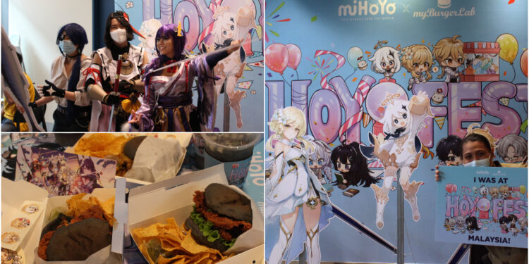 [Jom Singgah] Lawatan santai ke kafe Hoyo Fest Genshin Impact di  myBurgerLab Malaysia