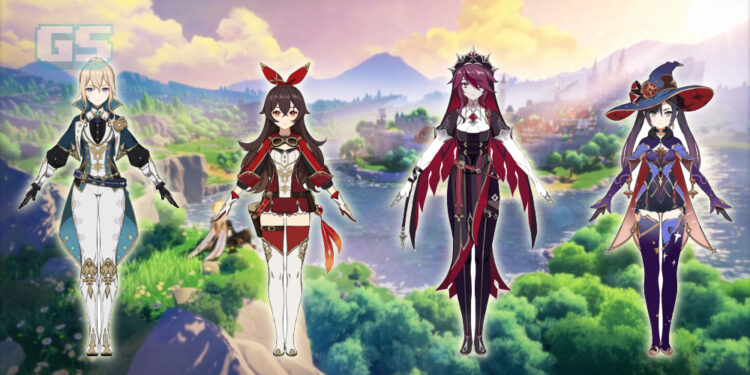 4 watak Genshin Impact akan mendapat costume alternatif akan datang!