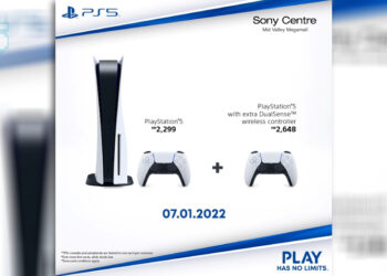 Sony Center Mid Valley membuka pre-order batch baru PS5 bagi Januari 2022!