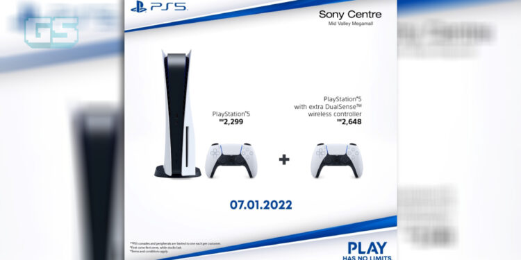 Sony Center Mid Valley membuka pre-order batch baru PS5 bagi Januari 2022!