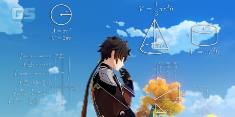 Pemain Genshin Impact membuat formula matematik daripada attack damage, element dan banyak lagi!