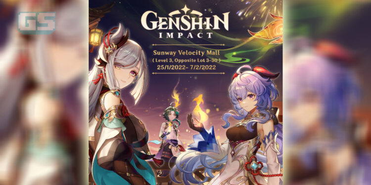 Booth Genshin Impact dibuka di Sunway Velocity! Ada hadiah yang anda boleh menangi!