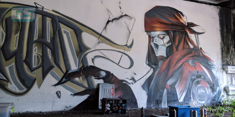 Graffiti Revenant Apex Legends di Ipoh! Memang hebat sungguh!