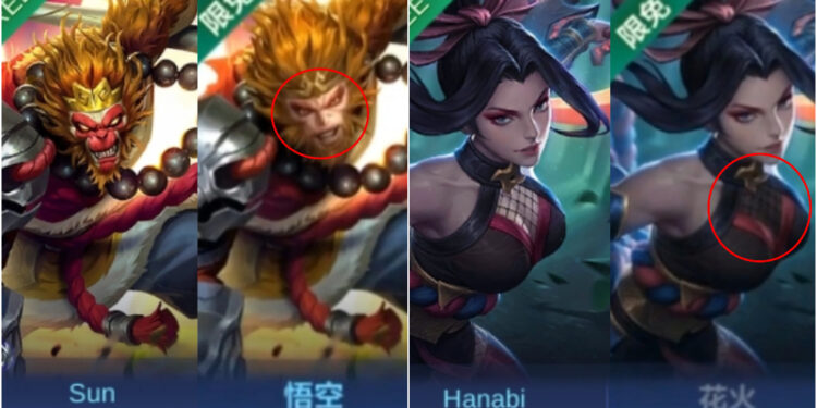 Pakaian hero Mobile Legends ditapis di China, imej semakin “sopan”