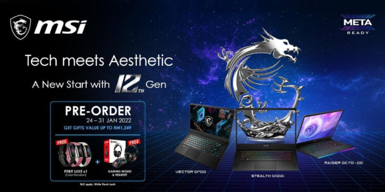 Laptop MSI terkini bagi 2022 tersedia untuk pre-order di Malaysia! Lengkap dengan 12th Gen Intel Core & grafik hingga RTX 3080 Ti