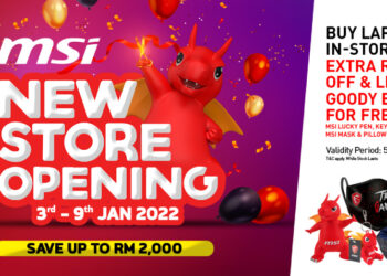 MSI Concept Store rasmi dibuka di Plaza Low Yat! Dapatkan tawaran eksklusif hingga 9 Januari 2022!