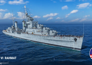 World of Warships lancar kruiser Pan-Asia termasuk KD Rahmat dari Malaysia