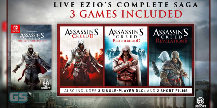 Assassin’s Creed: The Ezio Collection kini tersedia di Nintendo Switch