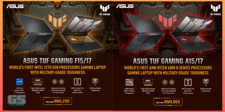 ASUS Malaysia memperkenalkan laptop TUF Gaming untuk 2022, harga bermula RM4999