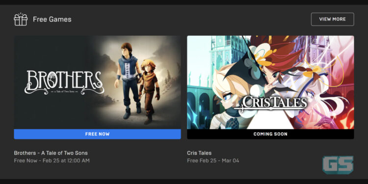 Brothers: A Tale of Two Sons kini percuma di EGS, Cris Tales akan ganti minggu depan