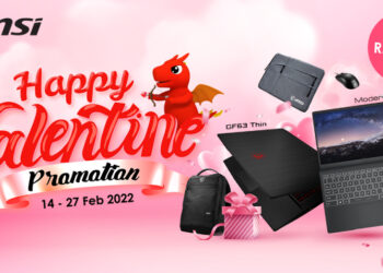 Nikmati diskaun hingga RM300 & hadiah percuma dengan promosi MSI Happy Valentine