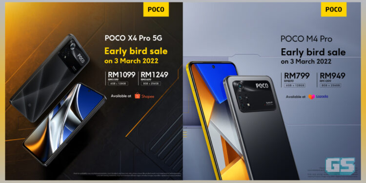 POCO X4 Pro 5G & M4 Pro akan mula dijual pada 3 Mac, harga semurah RM799 untuk early bird