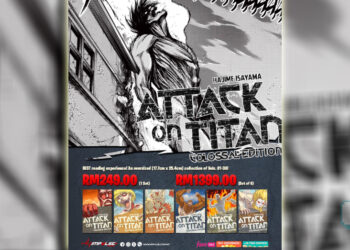 Nak kumpul manga Attack on Titan? Boleh dapatkan manga Edisi Colossal di Impulse Gaming!